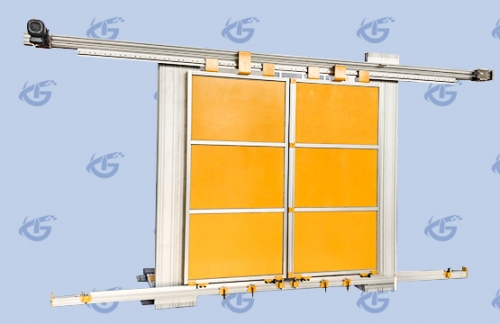 Laser protective sliding door LPSD